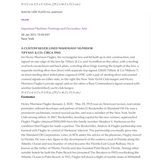 Daniel Marshall Commissioned by Flagler Museum of Palm Beach to recreate Henry Flagler’s Tiffany made Humidor