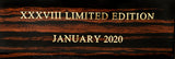 Factory Floor Sale -  HISTORIC HUMIDOR- THE DM 38TH XXXVIII ANNIVERSARY LIMITED EDITION DESK-TRAVEL HUMIDOR IN MACASSAR EBONY