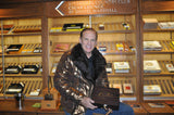 Factory Floor Sale -  HISTORIC HUMIDOR- THE DM 38TH XXXVIII ANNIVERSARY LIMITED EDITION DESK-TRAVEL HUMIDOR IN MACASSAR EBONY