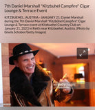Golden Ticket for 10th Annual "Kitzbuhel Campfire" at the Daniel Marshall Cigar Lounge, Kitzbuhel Country Club, Austria