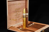 DM 38TH XXXVIII ANNIVERSARY CIGARS BY CARLOS FUENTE IN MACASSAR EBONY DESK TRAVEL HUMIDOR
