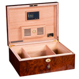 DANIEL MARSHALL LIMITED EDITION 165 HUMIDOR IN BURL WITH LIFT OUT TRAY- PRIVATE STOCK HUMIDOR