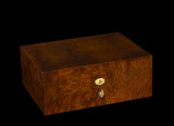 DANIEL MARSHALL LIMITED EDITION 165 HUMIDOR IN BURL WITH LIFT OUT TRAY- PRIVATE STOCK HUMIDOR