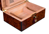 DANIEL MARSHALL 100 HUMIDOR IN PRECIOUS BURL PRIVATE STOCK HUMIDOR