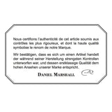 AUTOGRAPHED DANIEL MARSHALL DESK-TRAVEL HUMIDOR IN PRECIOUS BURL