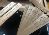DM "Since 1982" Spanish Cedar "Keep it Lit" & "Enjoy the Modern Day Campfire" Cigar Enhancer