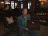 Leonardo DiCaprio Foundation Auction item: Governor Arnold Schwarzenegger's "38th Governor Seal Humidor" by Daniel Marshall filled with DM Cigars