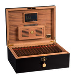 Cash for Clunker Trade in for a AUTOGRAPHED AMBIENTE BY DANIEL MARSHALL 125 HUMIDOR IN BLACK MATTE WITH LIFT OUT TRAY