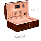 AUTOGRAPHED DANIEL MARSHALL LIMITED EDITION  TREASURE CHEST IN PRECIOUS BURL