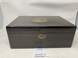 FACTORY FLOOR SALE #135 - AS IS -125 CIGAR HUMIDOR CALIFORNIA ASSEMBLY SEAL 30125.2 MACASSAR BY DANIEL MARSHALL 65 HUMIDOR PRIVATE STOCK HUMIDOR