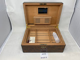 FACTORY FLOOR SALE #289 - AS IS -FROM DM ARCHIVES RARE DM MADE FOR ALFRED DUNHILL PRECIOUS BURL TREASURE CHEST- 125 CIGAR HUMIDOR 90125.3 BY DANIEL MARSHALL PRIVATE STOCK HUMIDOR