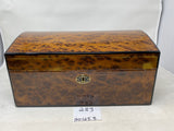 FACTORY FLOOR SALE #289 - AS IS -FROM DM ARCHIVES RARE DM MADE FOR ALFRED DUNHILL PRECIOUS BURL TREASURE CHEST- 125 CIGAR HUMIDOR 90125.3 BY DANIEL MARSHALL PRIVATE STOCK HUMIDOR