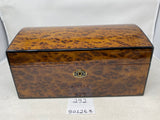 FACTORY FLOOR SALE #292 - AS IS -RARE DM MADE FOR ALFRED DUNHILL PRECIOUS BURL TREASURE CHEST- 125 CIGAR HUMIDOR 90125.3 BY DANIEL MARSHALL PRIVATE STOCK HUMIDOR