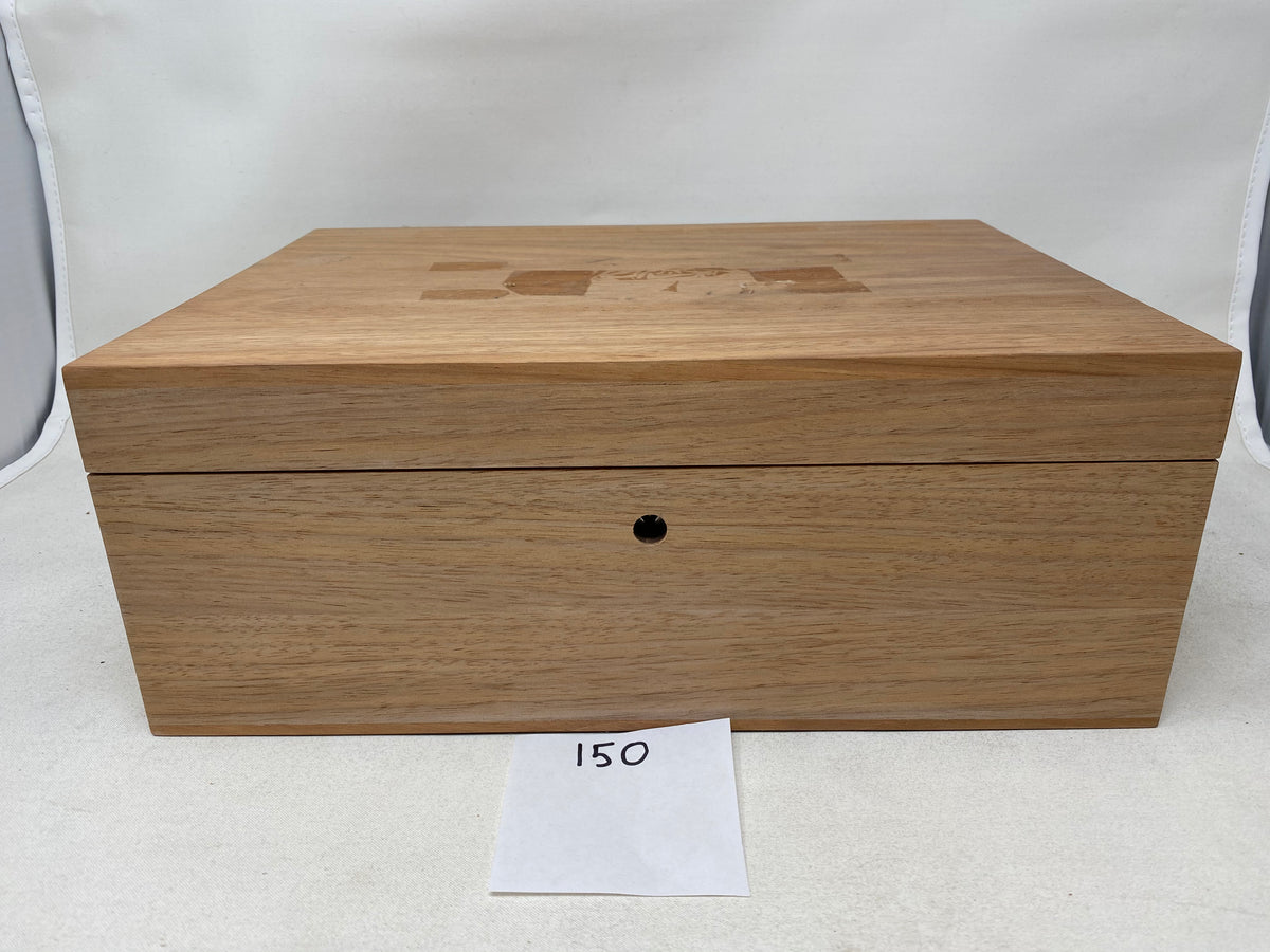 FACTORY FLOOR SALE 150 AS IS 165 CIGAR HUMIDOR UNFINISHED MAHOGANY