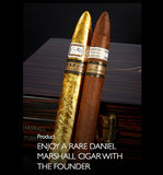 DM 38TH XXXVIII ANNIVERSARY CIGARS BY CARLOS FUENTE IN MACASSAR EBONY DESK TRAVEL HUMIDOR