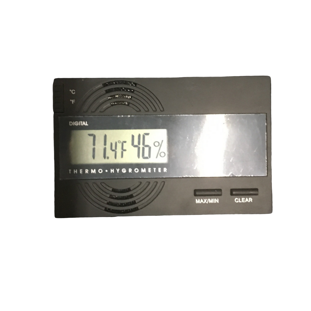 PrimeZone Digital Hygrometer for Cigar Humidor Box with Humidity &  Temperature Readings