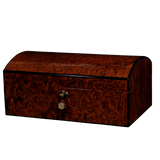 AUTOGRAPHED DANIEL MARSHALL LIMITED EDITION  TREASURE CHEST IN PRECIOUS BURL