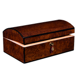 AUTOGRAPHED DANIEL MARSHALL LIMITED EDITION  TREASURE CHEST IN PRECIOUS BURL