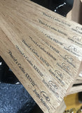 DM "Since 1982" Spanish Cedar "Keep it Lit" & "Enjoy the Modern Day Campfire" Cigar Enhancer