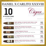 DM 38TH XXXVIII ANNIVERSARY CIGARS BY CARLOS FUENTE IN MACASSAR EBONY DESK TRAVEL HUMIDOR