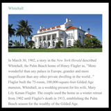 Daniel Marshall Commissioned by Flagler Museum of Palm Beach to recreate Henry Flagler’s Tiffany made Humidor