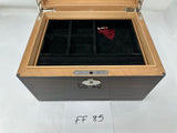 FACTORY FLOOR SALE #85 - AS IS -MACASSAR EBONY 30040 JEWEL BOX BY DANIEL MARSHALL