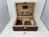 FACTORY FLOOR SALE #861 - AS IS - 165 CIGAR HUMIDOR 20165.3 WITH TRAY BY DANIEL MARSHALL PRIVATE STOCK HUMIDOR