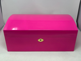 AUTOGRAPHED DANIEL MARSHALL LIMITED EDITION  VIBRANT PINK TREASURE CHEST