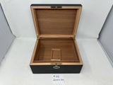 FACTORY FLOOR SALE #61 RARE Autographed "Rolls Royce Humidor" by Daniel Marshall BLACK MATTE FOR 65 CIGARS