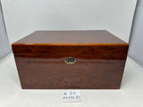 FACTORY FLOOR SALE #35 - AS IS -BURL 150 CIGAR HUMIDOR 20150.3T BY DANIEL MARSHALL  PRIVATE STOCK HUMIDOR