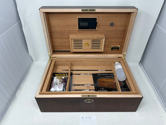 FACTORY FLOOR SALE #712 - 150 FAMOUS DM TREASURE CHEST CIGAR HUMIDOR 10085 BY DANIEL MARSHALL PRIVATE STOCK HUMIDOR