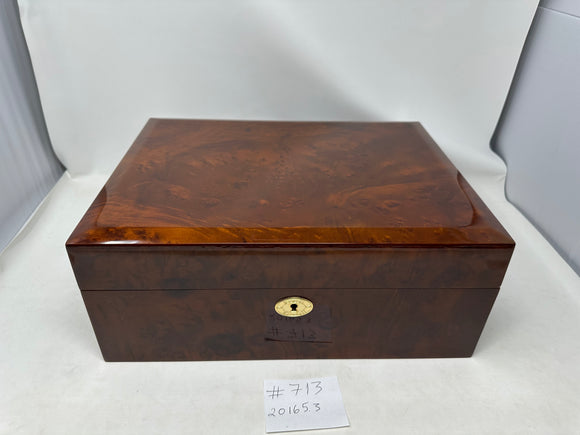 FACTORY FLOOR SALE #713 - AS IS - 165 CIGAR HUMIDOR 20165.3 WITH TRAY BY DANIEL MARSHALL PRIVATE STOCK HUMIDOR