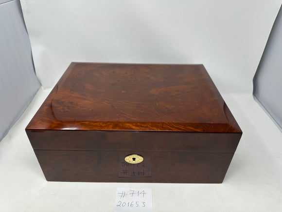 FACTORY FLOOR SALE #714 - AS IS - 165 CIGAR HUMIDOR 20165.3 WITH TRAY BY DANIEL MARSHALL PRIVATE STOCK HUMIDOR