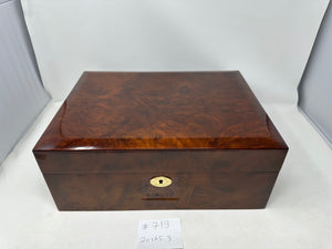 FACTORY FLOOR SALE #719 - AS IS - 165 CIGAR HUMIDOR 20165.3 WITH TRAY BY DANIEL MARSHALL PRIVATE STOCK HUMIDOR