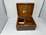 FACTORY FLOOR SALE #2202 - RARE DUNHILL HUMIDOR THAT STARTED DANIEL CREATING FOR ALFRED DUNHILL CIRA 1982 MACASSAR EBONY HUMIDOR