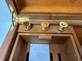 FACTORY FLOOR SALE #2202 - RARE DUNHILL HUMIDOR THAT STARTED DANIEL CREATING FOR ALFRED DUNHILL CIRA 1982 MACASSAR EBONY HUMIDOR