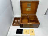 FACTORY FLOOR SALE #2202 - RARE DUNHILL HUMIDOR THAT STARTED DANIEL CREATING FOR ALFRED DUNHILL CIRA 1982 MACASSAR EBONY HUMIDOR