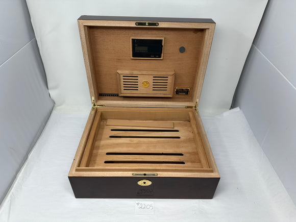FACTORY FLOOR SALE #2205 - AS IS - 165 CIGAR HUMIDOR 20165.3 WITH TRAY BY DANIEL MARSHALL PRIVATE STOCK HUMIDOR