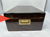 FACTORY FLOOR SALE #2206 - AS IS -150 BURL CIGAR HUMIDOR 30150 BY DANIEL MARSHALL PRIVATE STOCK HUMIDOR