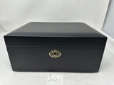 FACTORY FLOOR SALE ITEM #2420 AMBIENTE 65 BLACK MATTE PRIVATE STOCK HUMIDOR