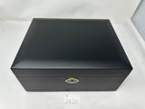 FACTORY FLOOR SALE ITEM #2420 AMBIENTE 65 BLACK MATTE PRIVATE STOCK HUMIDOR
