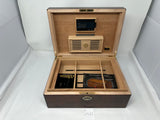 FACTORY FLOOR SALE #2421 - 125 CIGAR WITH LIFT OUT TRAY 30125.3 PRECIOUS BURL CIGAR HUMIDOR BY DANIEL MARSHALL PRIVATE STOCK HUMIDOR