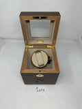 FACTORY FLOOR SALE #2439 - AS IS - DANIEL MARSHALL WATCH WINDER IN PRECIOUS BURL PRESENTATION CASE