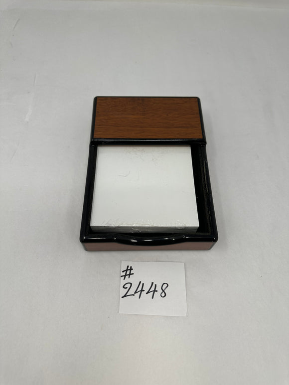 FACTORY FLOOR SALE ITEM #2448 - RARE FROM DM ARCHIVES COCOBOLO ROSEWOOD MEMO PAD FOR DESK SET MADE FOR TIFFANY AND CO NEIMAN MARCUS GUMPS BARNEYS AND ALFRED DUNHILL OF LONDON BY DANIEL MARSHALL