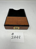 FACTORY FLOOR SALE ITEM #2448 - RARE FROM DM ARCHIVES COCOBOLO ROSEWOOD MEMO PAD FOR DESK SET MADE FOR TIFFANY AND CO NEIMAN MARCUS GUMPS BARNEYS AND ALFRED DUNHILL OF LONDON BY DANIEL MARSHALL