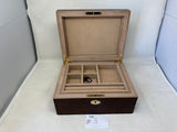 Auction item: CAB No. 11 Hand Carved Governor Seal Jewelry Box by Daniel Marshall signed in gold by Governor Arnold Schwarzenegger