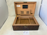 Auction item: CAB No. 11 Governor Seal Humidor by Daniel Marshall signed in gold by Governor Arnold Schwarzenegger
