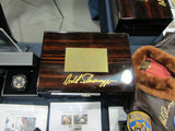 Museum Archive # 625 Autographed Arnold Schwarzenegger " Tank Watch 331" by Daniel Marshall with M-47 MACASSAR EBONY HUMIDOR