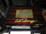 Museum Archive # 625 Autographed Arnold Schwarzenegger " Tank Watch 331" by Daniel Marshall with M-47 MACASSAR EBONY HUMIDOR