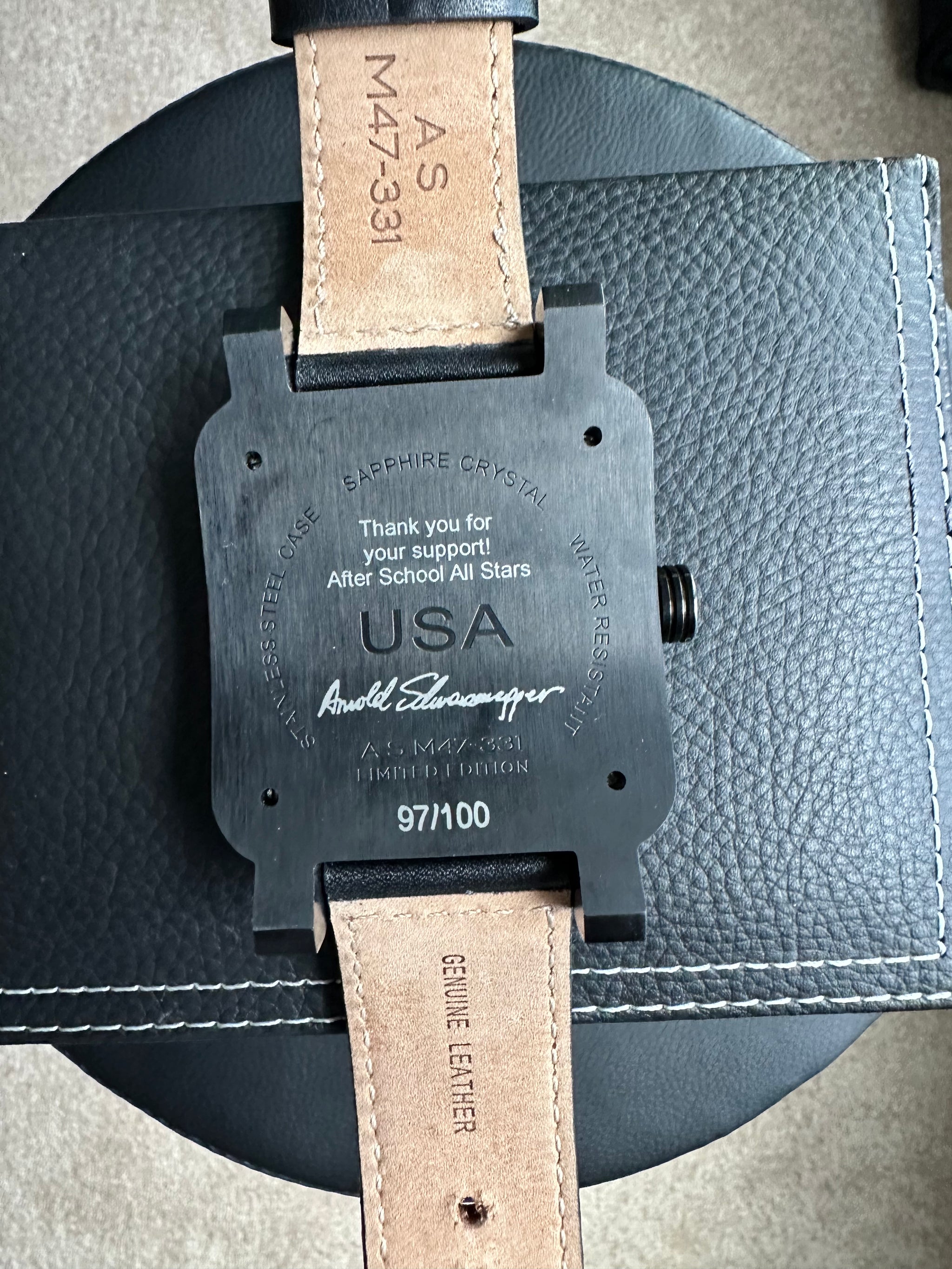 Museum Archive # 625 Autographed Arnold Schwarzenegger 